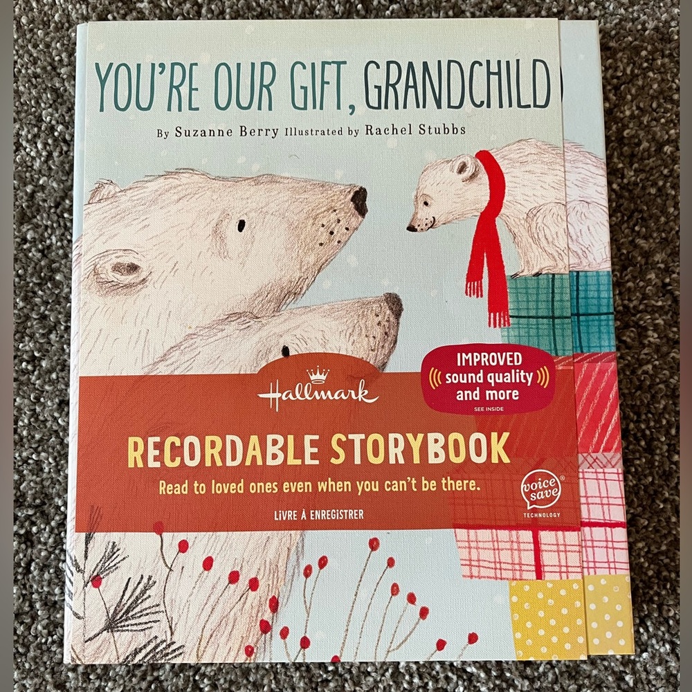 COPY - BRAND NEW! Hallmark Your Our Gift Grandchild book Christmas edition